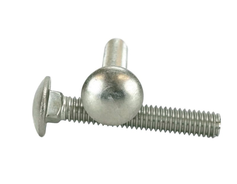Chenango Supply Stainless 5/16-18 x 2inches Carriage Bolt (1inches to 5inches Lengths Available in Listing), 18-8 Stainless Steel,25 Pieces (5/16-18x2) - Image 1